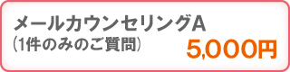 メールカウンセリングA メールカウンセリングA